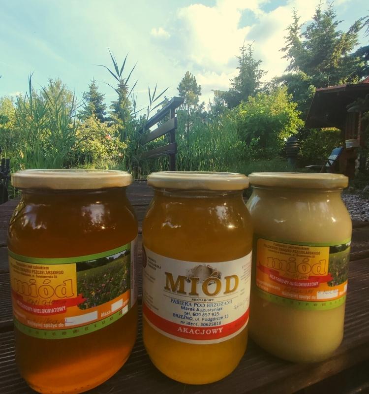 Zdjęcia miodów z naszej Pasieki pod Brzozami